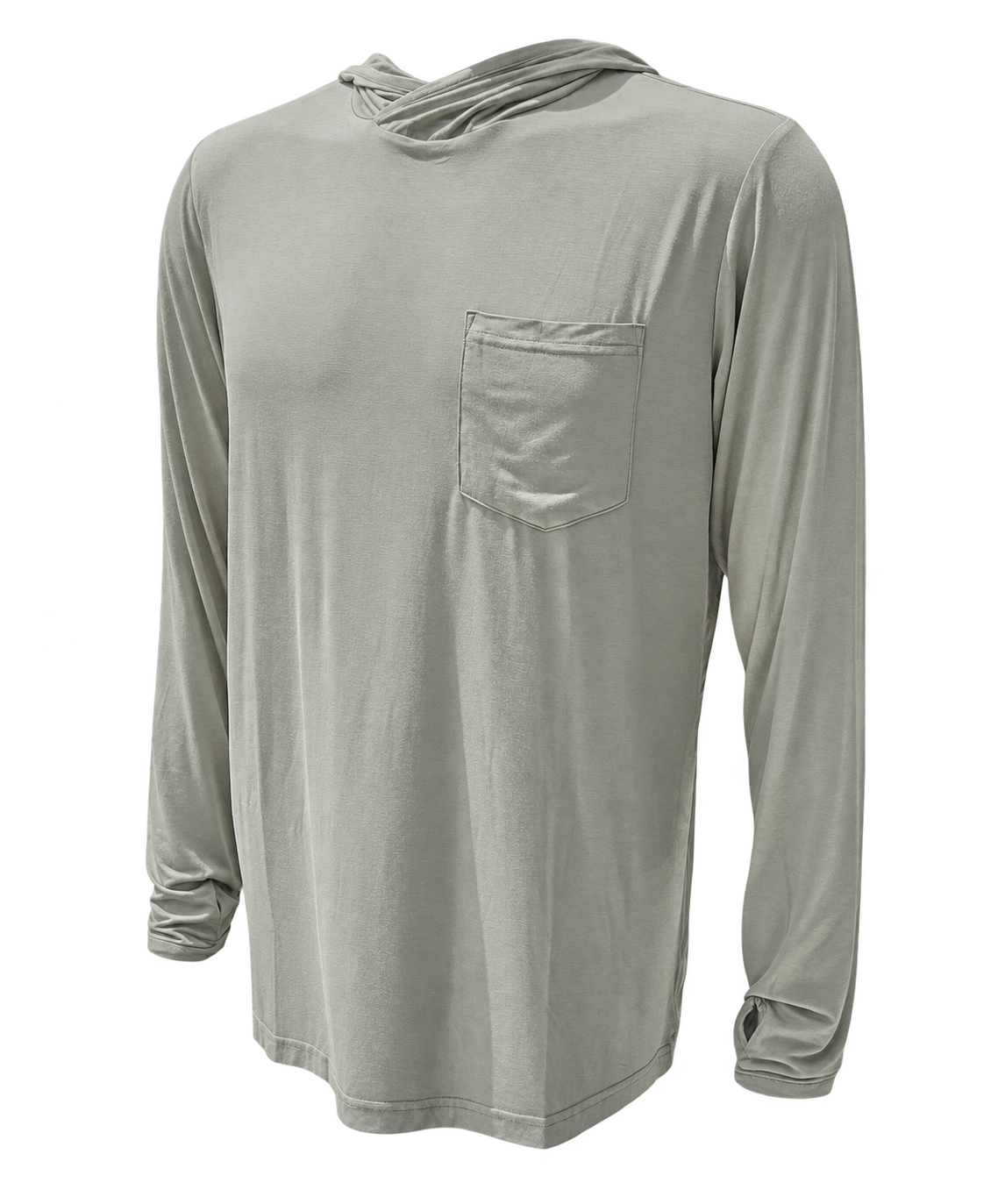 RBO Stealth Hoodie in Sage, product-only front view