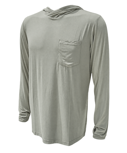RBO Stealth Hoodie in Sage, product-only front view