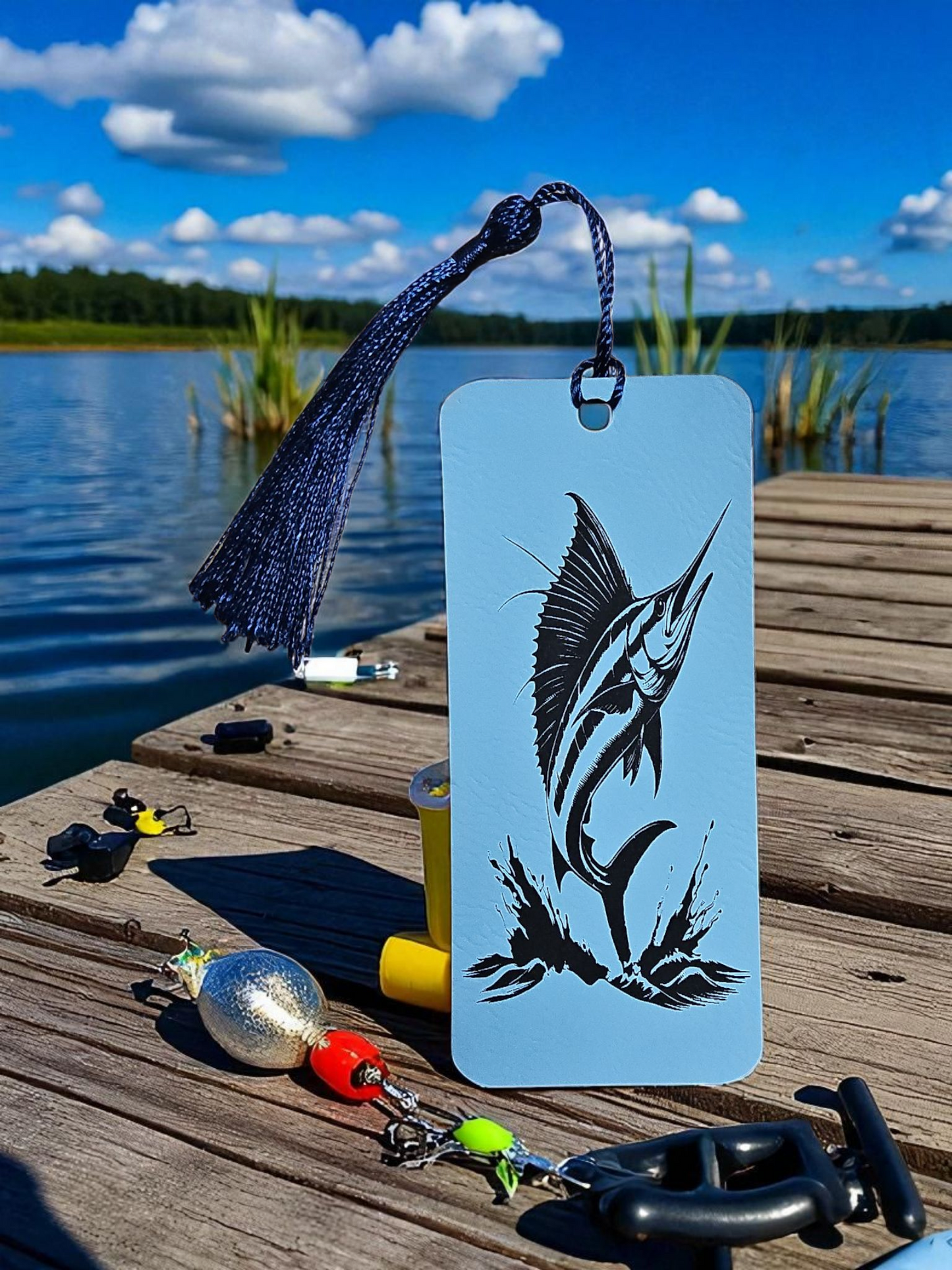 Leather Bookmarks by Mobile Bay Woodworking