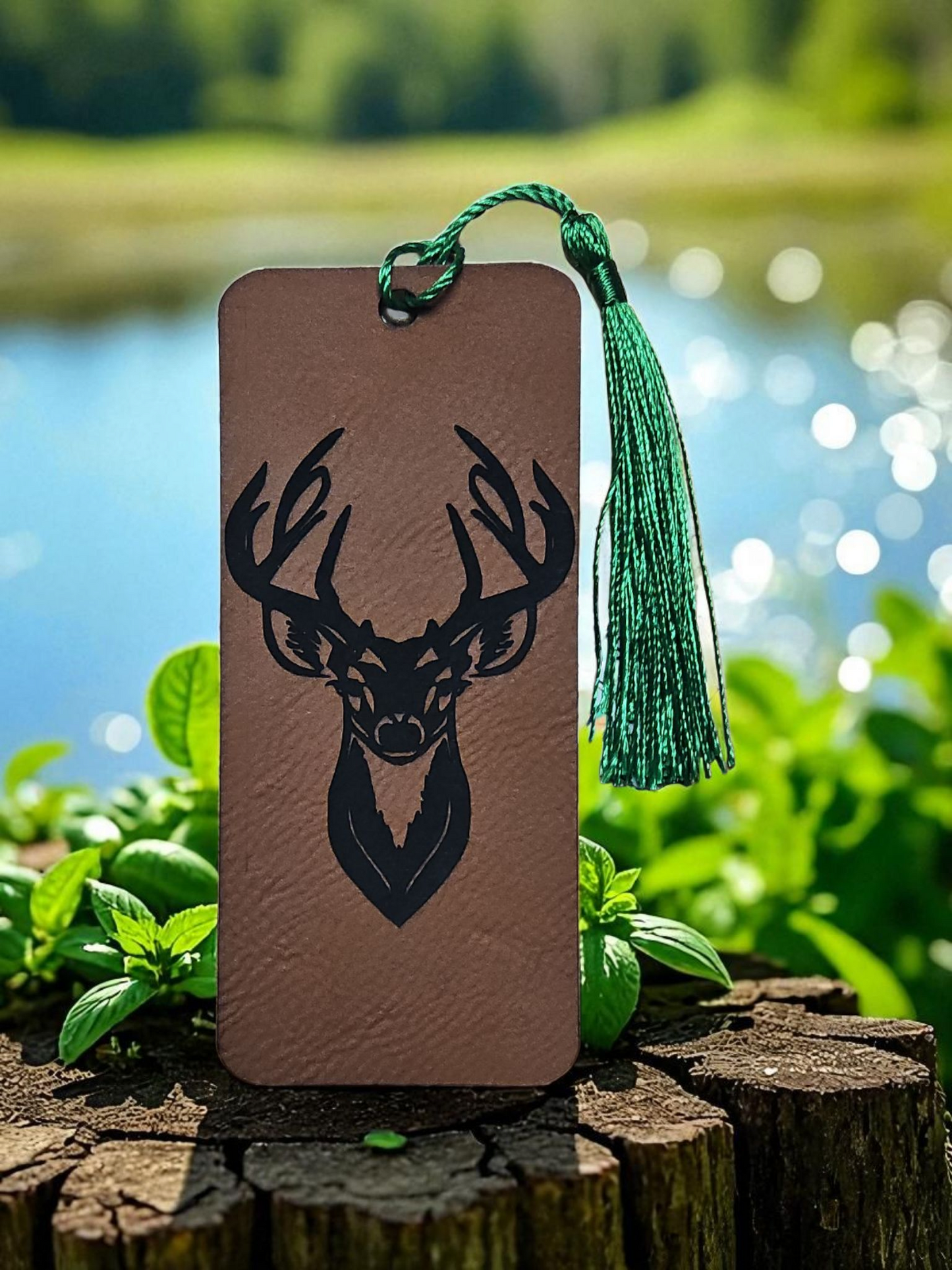 Leather Bookmarks by Mobile Bay Woodworking