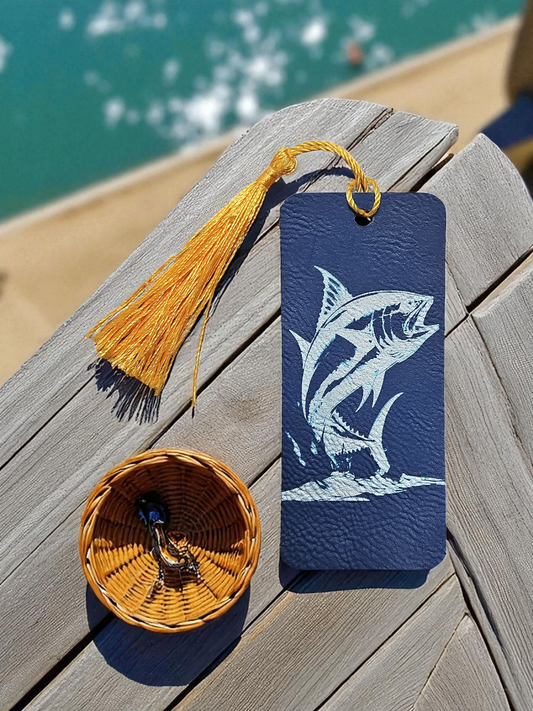 Leather Bookmarks by Mobile Bay Woodworking