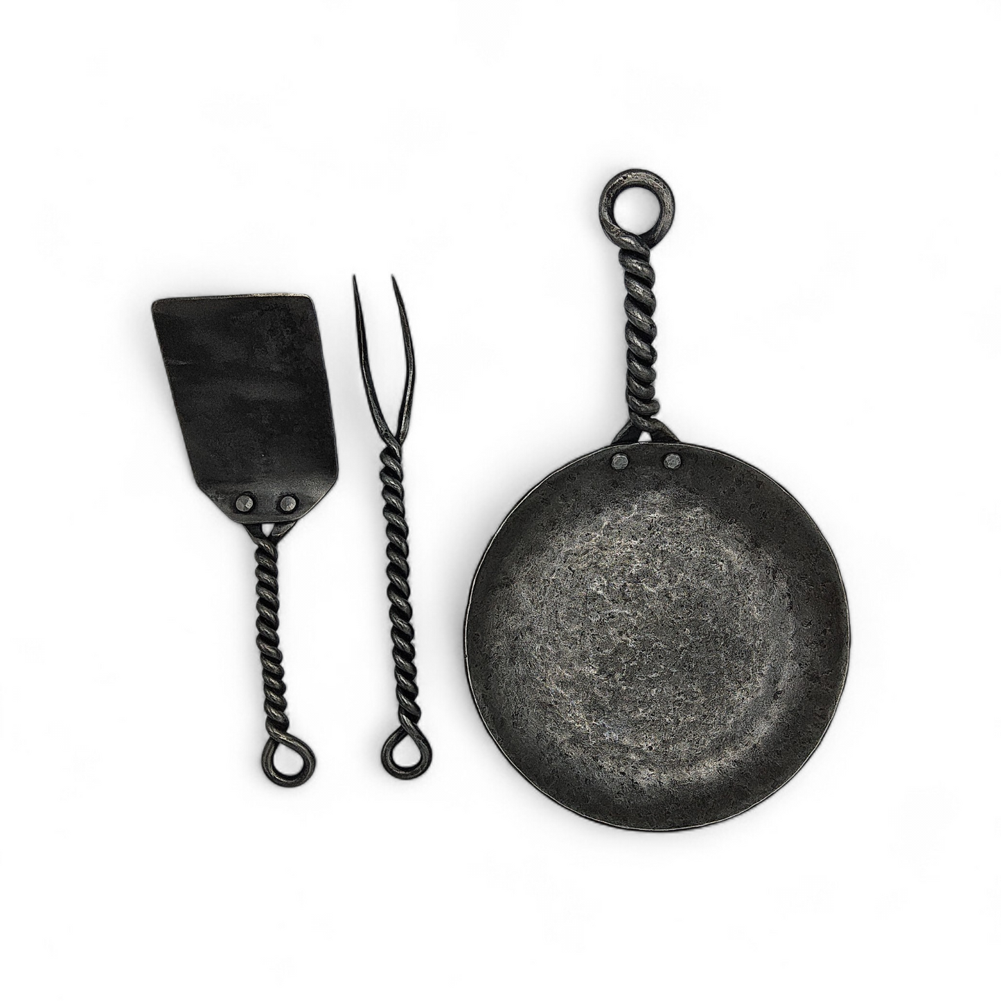 Three Piece Fry Pan Cook Set ,