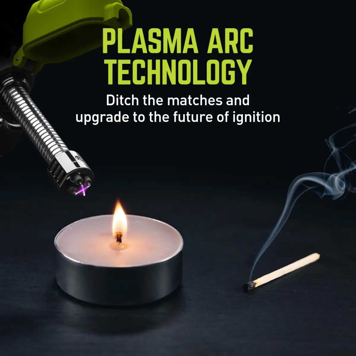 PLASMA Lighter XRL Rechargeable Plasma Arc Lighter with LED Light