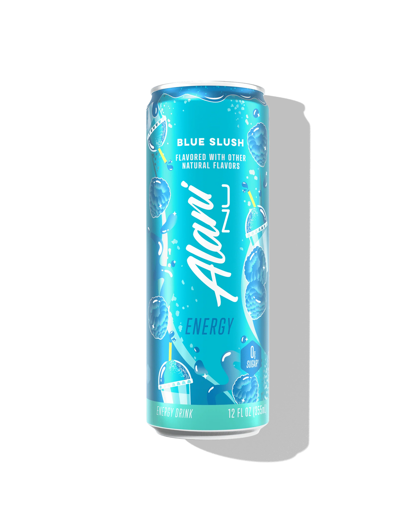 Alani Nu Energy Drink – Sugar-Free Energy (Lime Slush, Cherry Slush, and Blue Slush 12oz)