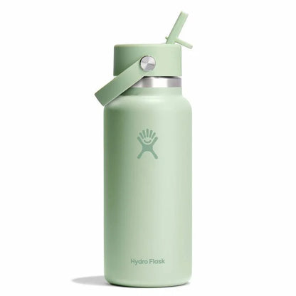 Hydro Flask 32 oz Wide Mouth Water Bottle with Flex Straw Cap