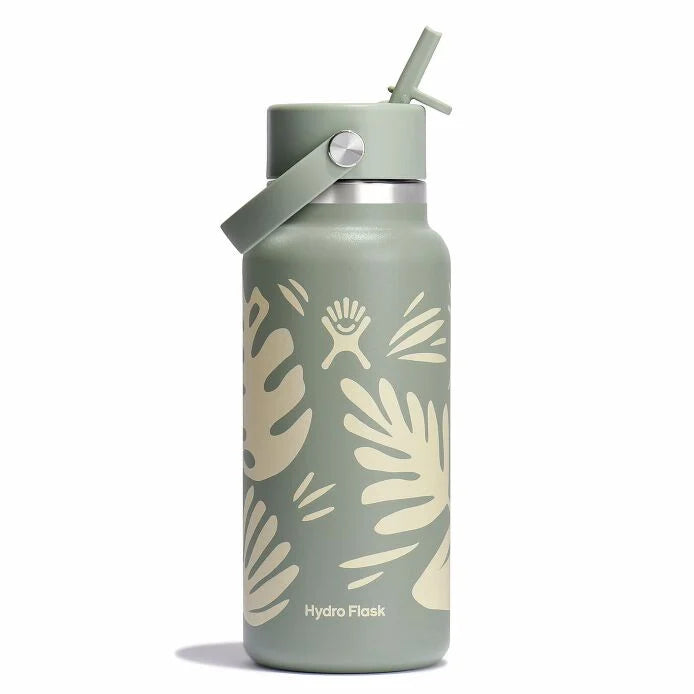 Hydro Flask 32 oz Wide Mouth Water Bottle with Flex Straw Cap