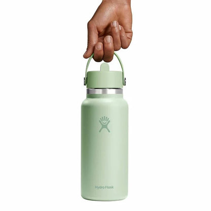 Hydro Flask 32 oz Wide Mouth Water Bottle with Flex Straw Cap