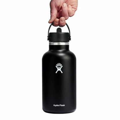 Hydro Flask 64 oz Wide Mouth Water Bottle with Flex Straw Cap