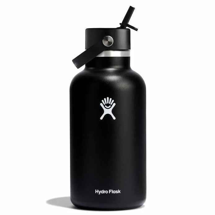Hydro Flask 64 oz Wide Mouth Water Bottle with Flex Straw Cap