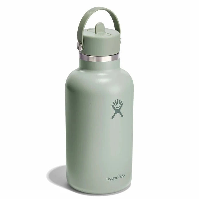 Hydro Flask 64 oz Wide Mouth Water Bottle with Flex Straw Cap
