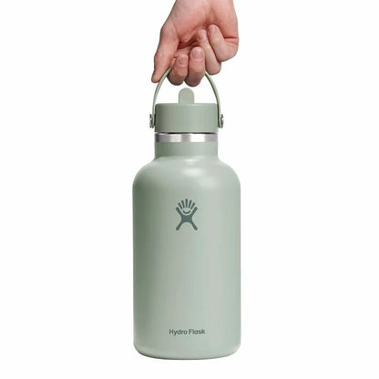Hydro Flask 64 oz Wide Mouth Water Bottle with Flex Straw Cap