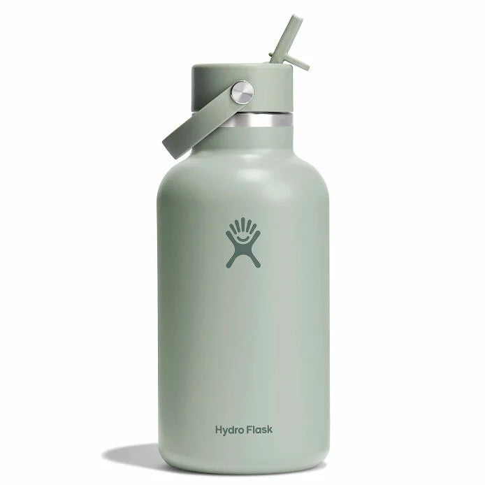 Hydro Flask 64 oz Wide Mouth Water Bottle with Flex Straw Cap