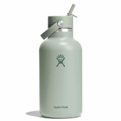 Hydro Flask 64 oz Wide Mouth Water Bottle with Flex Straw Cap