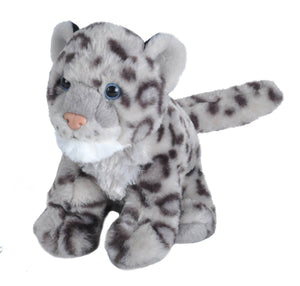 Wild Republic - Baby Snow Leopard Stuffed Animal - 8"