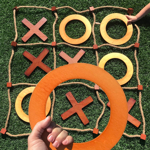 Swooc Games - Giant Wooden Tic Tac Toe Game