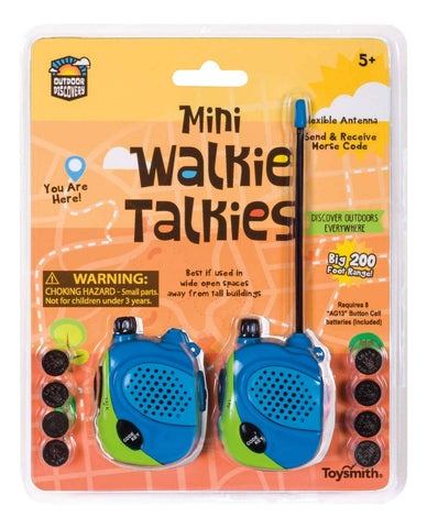Toysmith Outdoor Discovery Mini Walkie Talkie - Set of 2