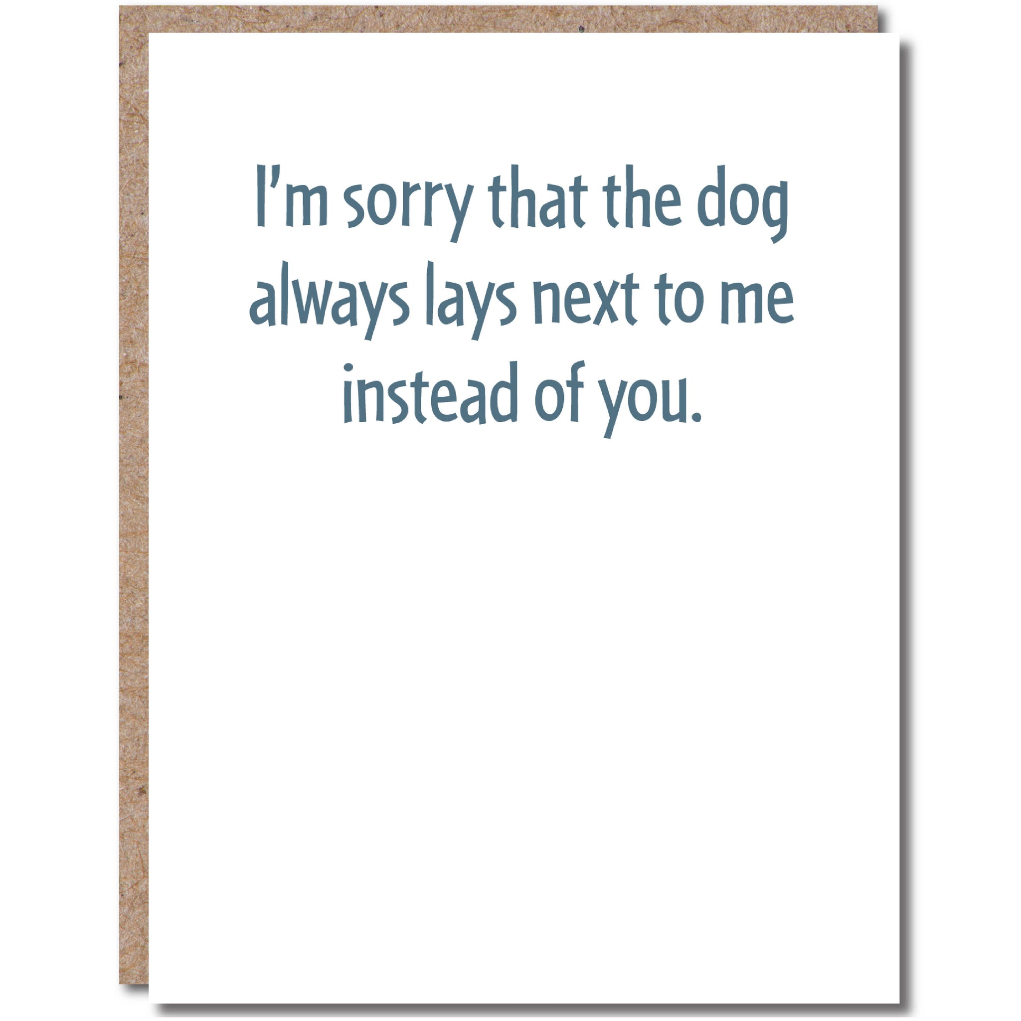 Modern Wit Funny Love Card