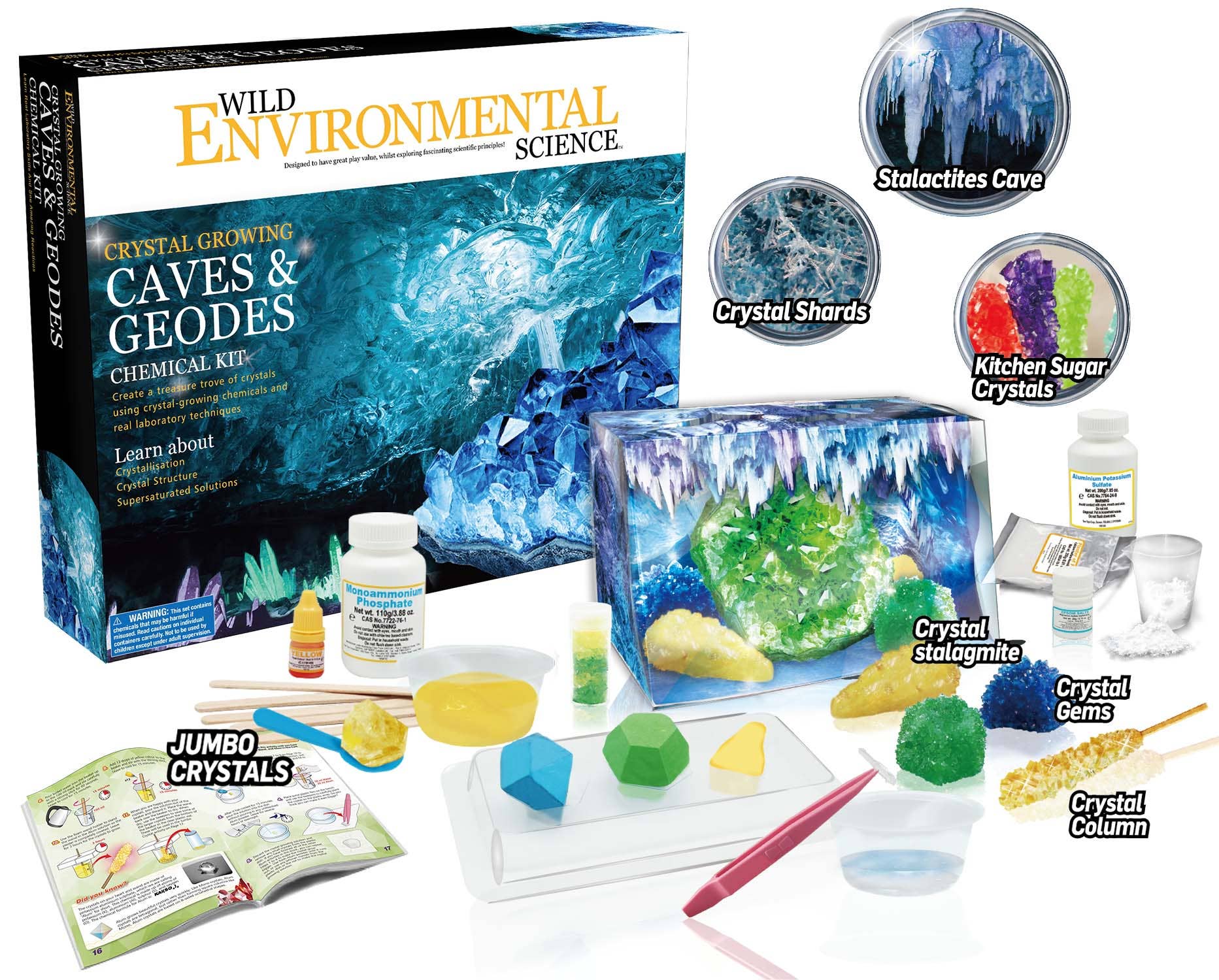 Wild Enviromental Science: Caves and Geodes Kit