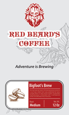 Bigfoot's Brew Medium Roast Whole Coffee Beans