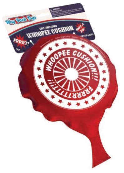 Way Back Toys Whoopie Cushion Auto Inflating