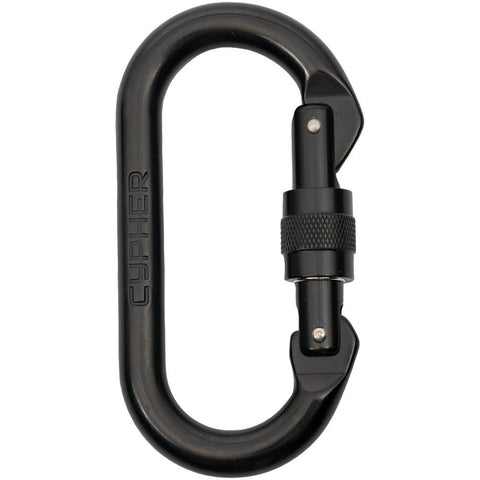 CYPHER OVAL LOCKING CARABINERS