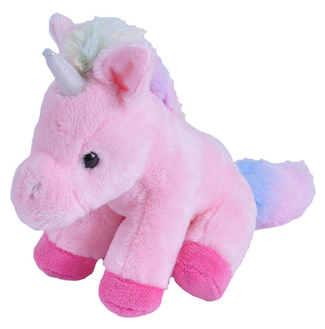 Wild Republic - Pocketkins Pink Unicorn Stuffed Animal 5"