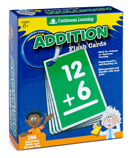 Continuum Learning Addition Flash Cards