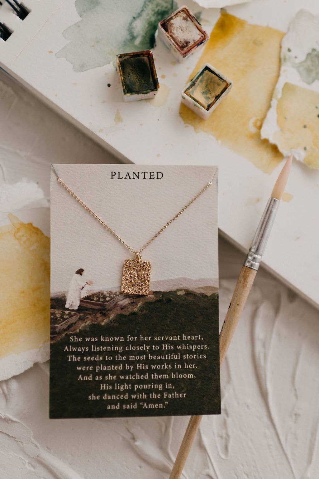 Dear Heart - Planted Necklace