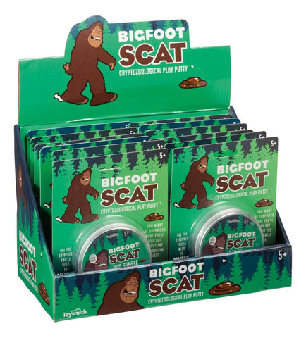 Toysmith Bigfoot Scat, Poo Colored Slime with Unicorn Figurine