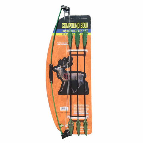 Parris Toys 27" Camo Compound Bow-3 Arrows, Target