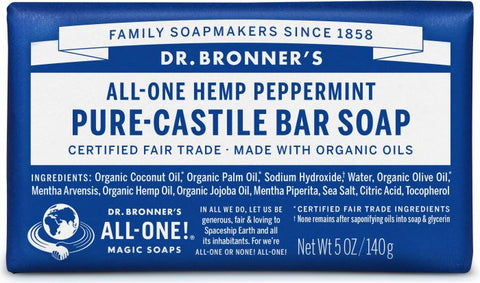 Dr Bronner's Pure Castile Bar Soap