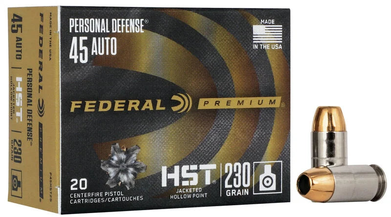 Federal Premium Personal Defense Pistol Ammo 45 ACP