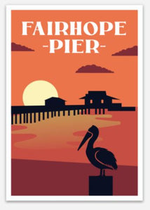 Fairhope Pier Sticker