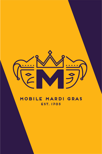 Mobtown Merch Official Mardi Gras Flag