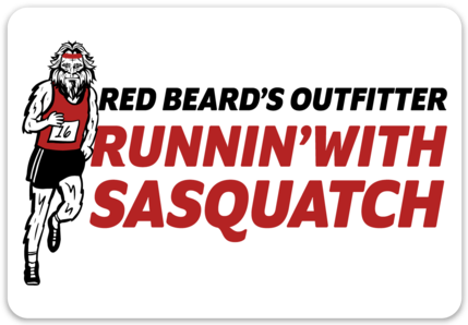 Runnin' With Sasquatch Sticker