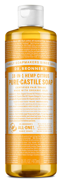 Dr. Bronner's Liquid Soap - Citrus