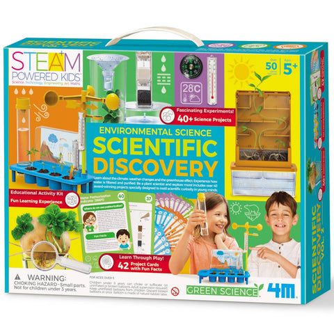 Toysmith - 4M Scientific Discovery Vol 2-Science Kit for Kids STEM Toys