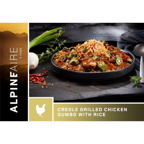 AlpineAire Creole Grilled Chicken Gumbo with Rice
