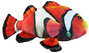 Texas Toy Distribution - Clownfish Aquatic Plush Stuffed Animal 12" Fish