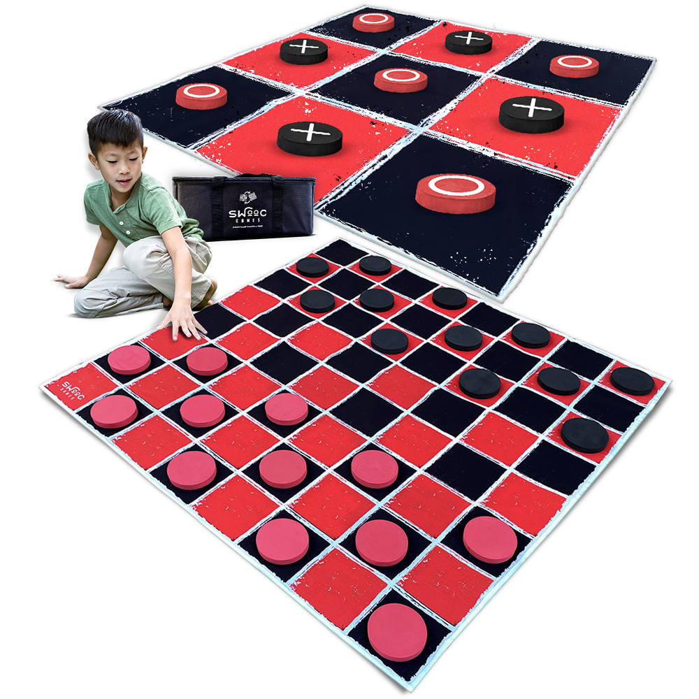 Swooc Games - Giant Checkers & Tic Tac Toe Game
