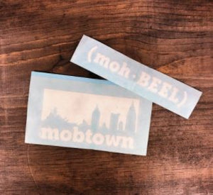 Mobtown Merch Window Decal