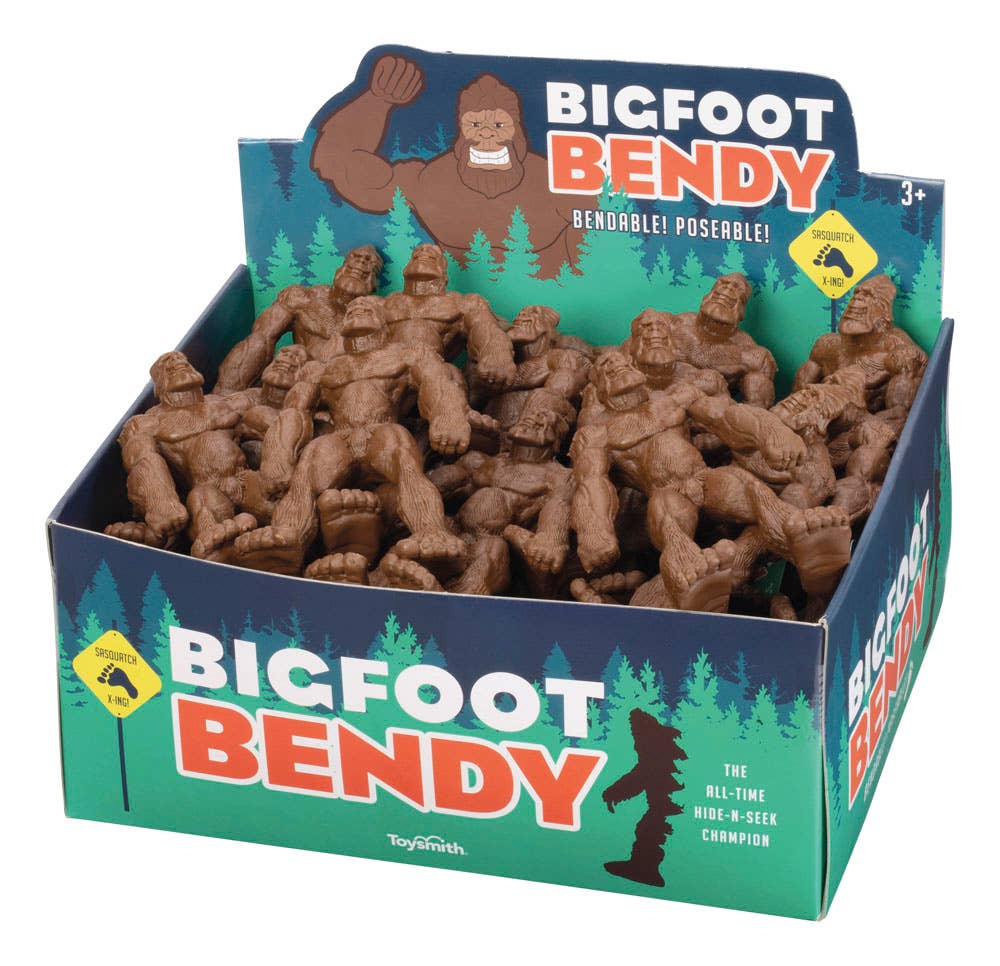 Toysmith Bigfoot Bendy, Stretchy Toy