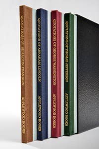 Applewood Books - Great Americans Quote Book Boxed Set