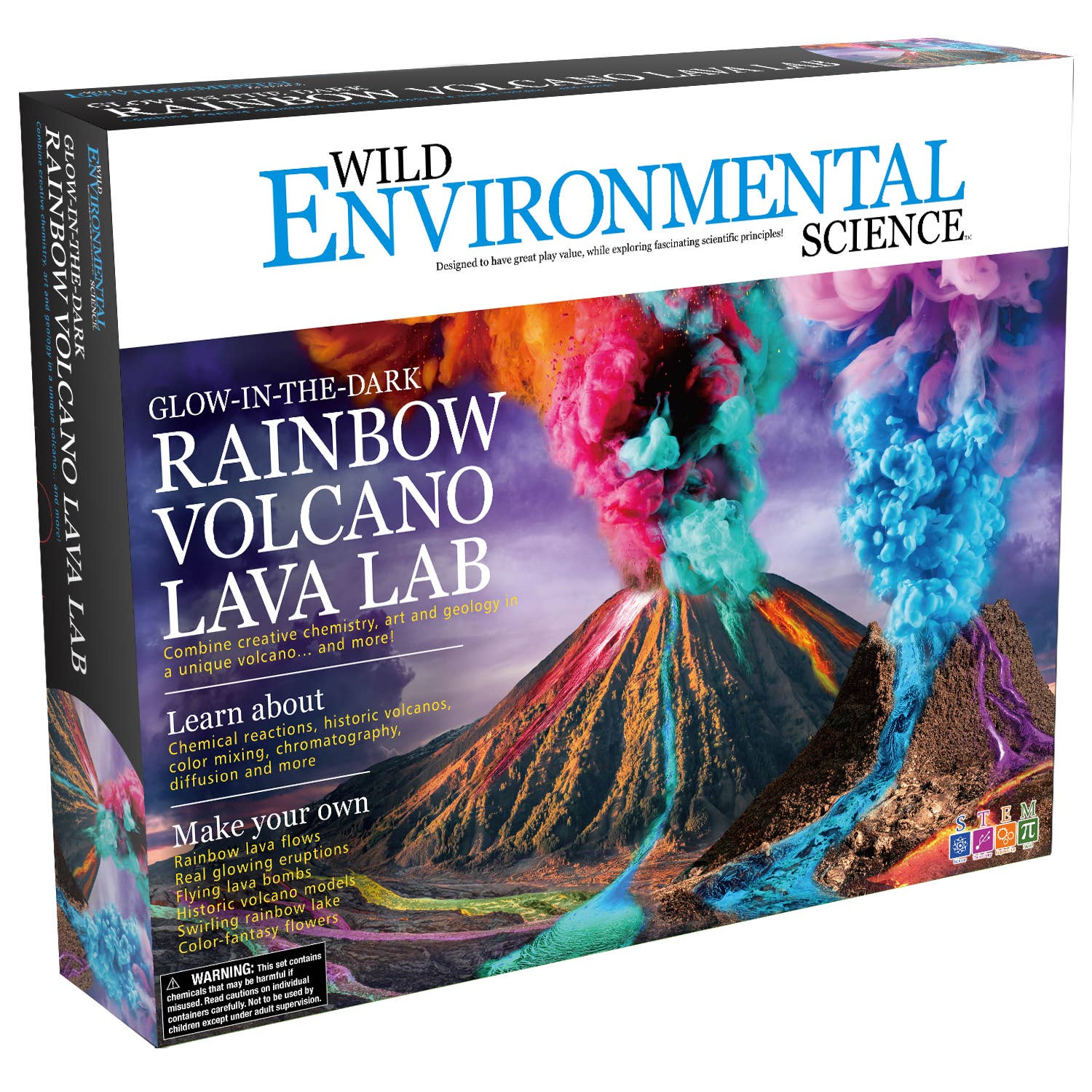 Wild Enviromental Science: Rainbow Volcano Lava Lab Kit
