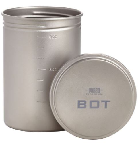 Titanium "Bot" Bottle Pot 900mL