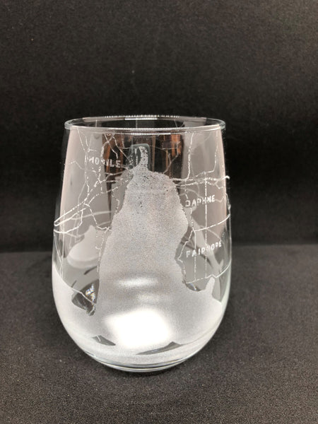 Mobile Bay Wine Glass